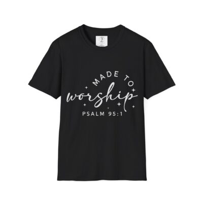 Christian T Shirt-Made to Worship-Yes Lord Christian Apparel